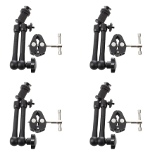 11 Inch Friction Articulating Magic Arm + Super Clamp Crab Clip
