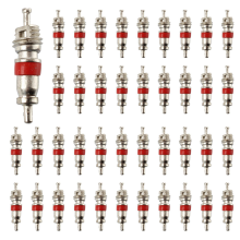 50 piezas de insertos de válvula de goma para tubeless, tipo automotriz