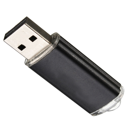 USB-minne Flashminne (U-disk) för PC/TV, svart, 1 GB 1
