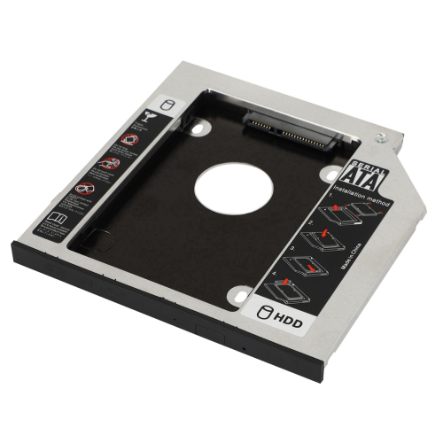 Harddiskbakke 9,5 mm universel SATA til anden HDD/SSD 2