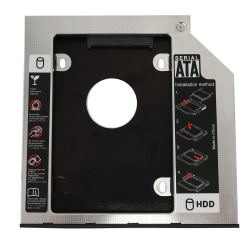 Harddiskbakke 9,5 mm universel SATA til anden HDD/SSD 1