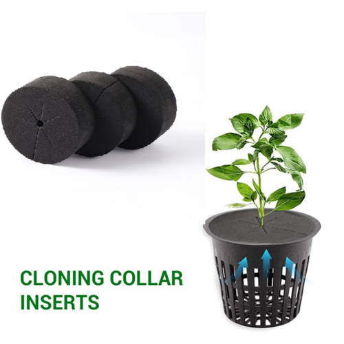 70 Peças - Colares de Clonagem para Jardim, Bloco de Esponja de Neoprene para Potes de Rede de 2 Polegadas 2