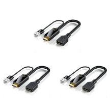 - Cabo Conversor Macho para DisplayPort Fêmea 4K@60Hz