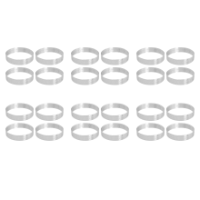 4 Pcs Circular Porous Bottom Tower Pie Cake Mould ,10cm