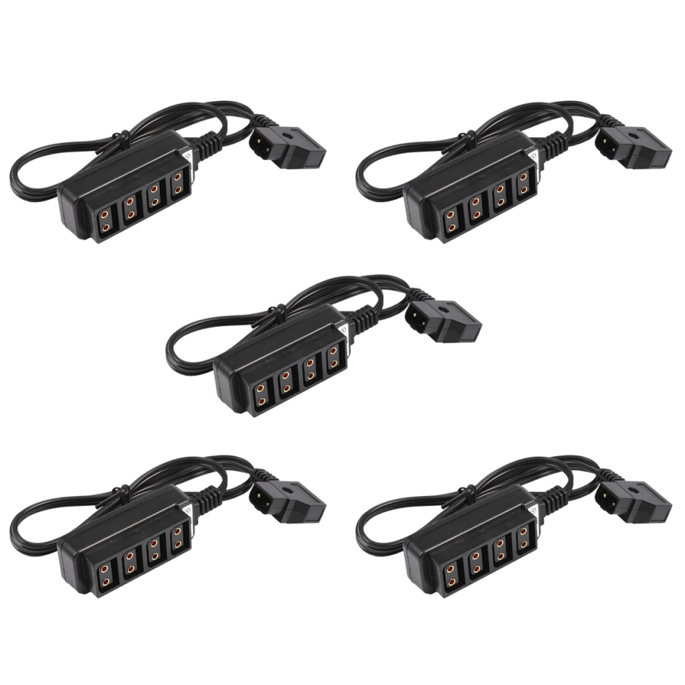 Male D-Tap B Type Power Dtap Tap To 4 Female P-Tap Electric Splitter 4854095366123