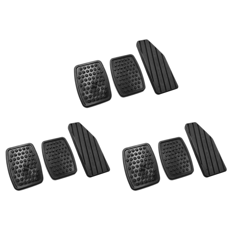 3Pcs Car Rubber Pad Pedal Cover Kit For Swift 49451-60B00 4854095365751