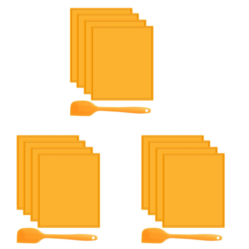 4PCS Silicone Dehydrator Sheets Dehydrator Mats with Scraper