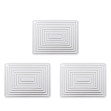 Large Silicone Pot Holder Heat Insulation Kitchen Table Mat( White )