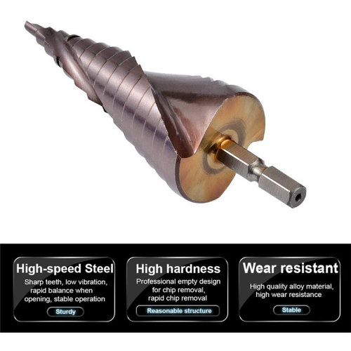 M35 HSS Co Step Drill Bit Cobalt Cone Drill Bits 4-32Mm Hole Saw Tool 2