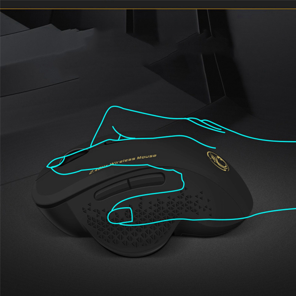 Wireless Mouse 6 Keys Led 1600 Dpi Computer Charge Mouse 4854095364297