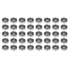 10 stuks miniatuur rubberen afgedichte metalen kogellagers model 37 MR126 ZZ