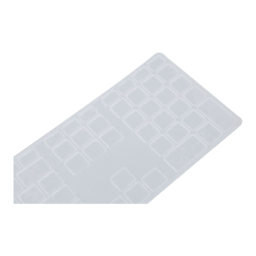 Capa protetora de silicone fina para teclado transparente 2
