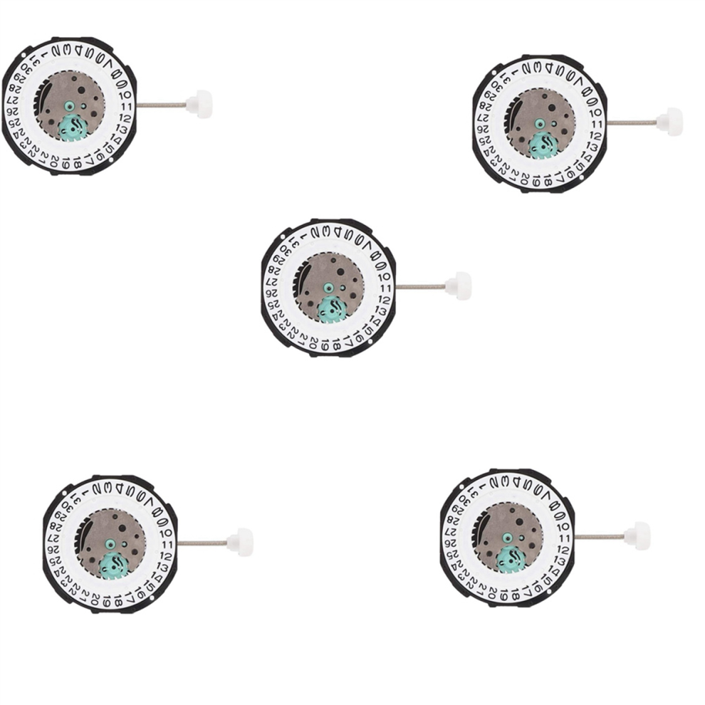 Movimento Dell'orologio, Movimento A Tre Lancette, Movimento Al Quarzo