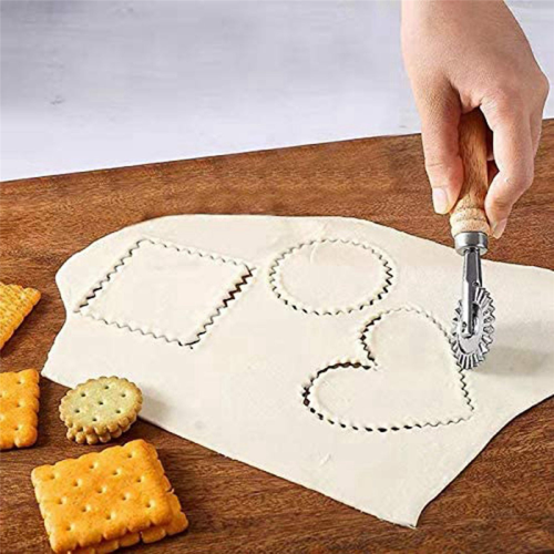 Teigrädchenschneider - Nudelschneiderrad - Ravioli-Crimpschneider 1