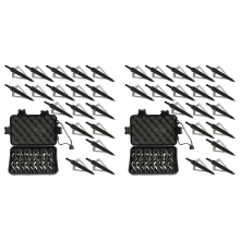 18 Pcs Metal Arrowheads Compatible with Crossbow and Compound Bow