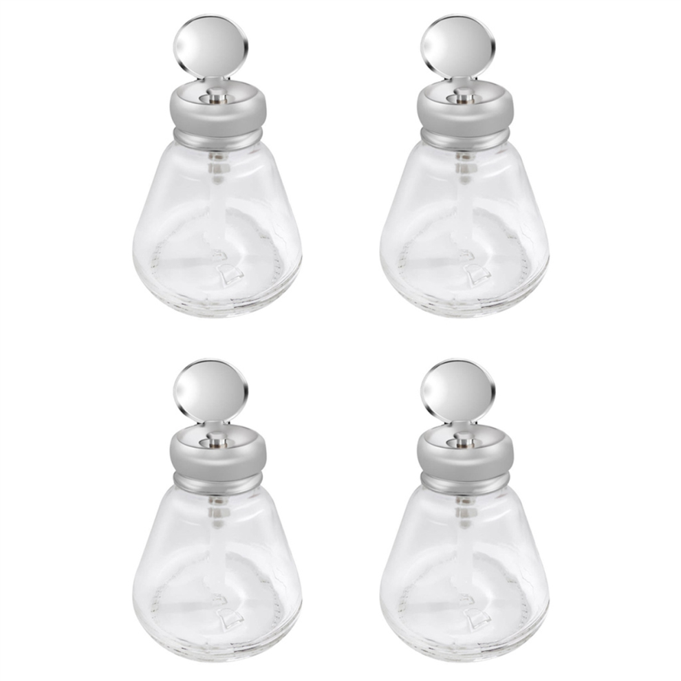 Markenlos Empty Nail Polish Dispenser Glass Push Bottle