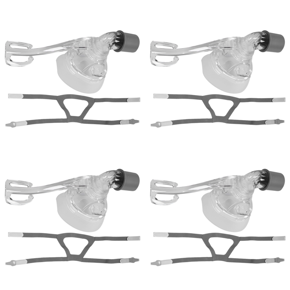 Maschera Nasale Antirussamento - Maschera Cpap NM4 Con Copricapo