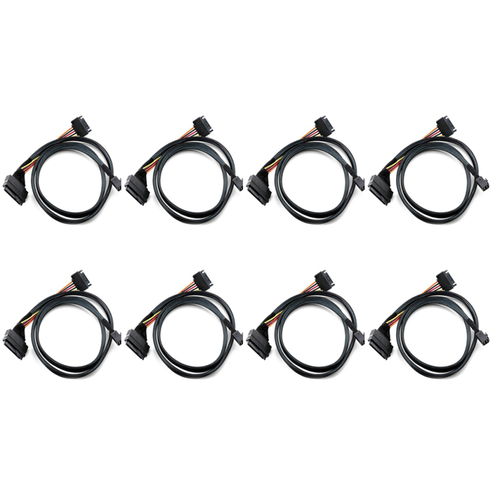 Photos - Cable (video, audio, USB) Built-in 12G Mini SAS HD to U.2 / SFF-8643 to SFF-8639 Cable 0.5M