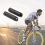 4 peças de pedaleiras de bicicleta antiderrapantes com pé de chumbo para eixos traseiros de 3/8 polegadas 5