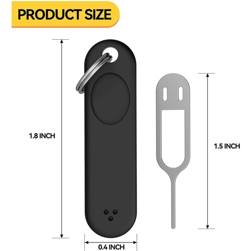 6Pcs SIM Card Removal Tool-Sim Card Tray Pin Removal Tool,Black 1