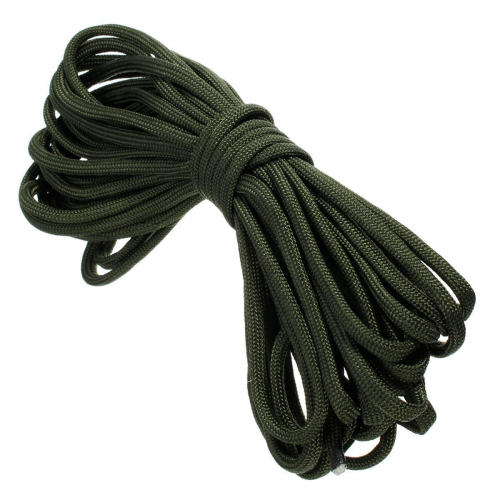 Σχοινί αλεξίπτωτου Paracord με 7 σχοινιά, πράσινο Μήκος: 15 μέτρα 2