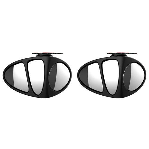 360 Degree Rotation Three Sided Blind Spot Mirror Left 1