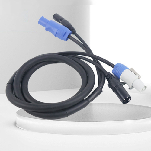 Powercon kabelcombinatieplug en XLR-signaallijn (A) 1