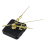 Clock plastic+Metal Texture Clock Retro Wall Clock movement Gold 4