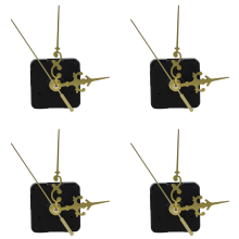 Clock plastic+Metal Texture Clock Retro Wall Clock movement Gold