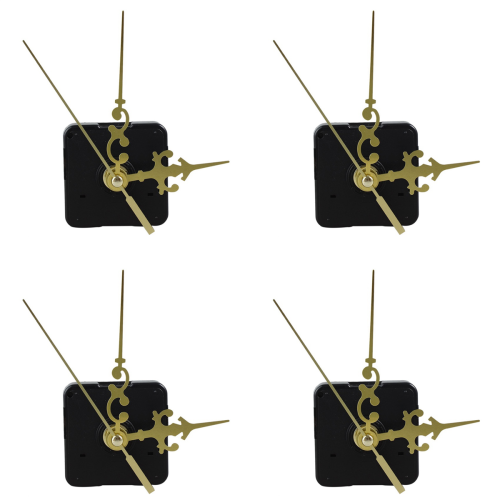 Clock plastic+Metal Texture Clock Retro Wall Clock movement Gold