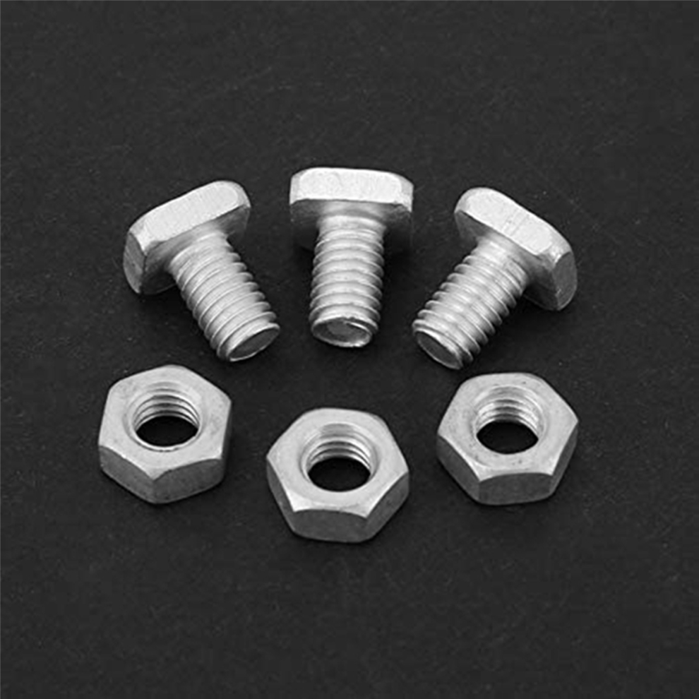 100 Pcs M6x12mm Greenhouse Nuts And Bolts Greenhouse Repair Kit 4854095380075