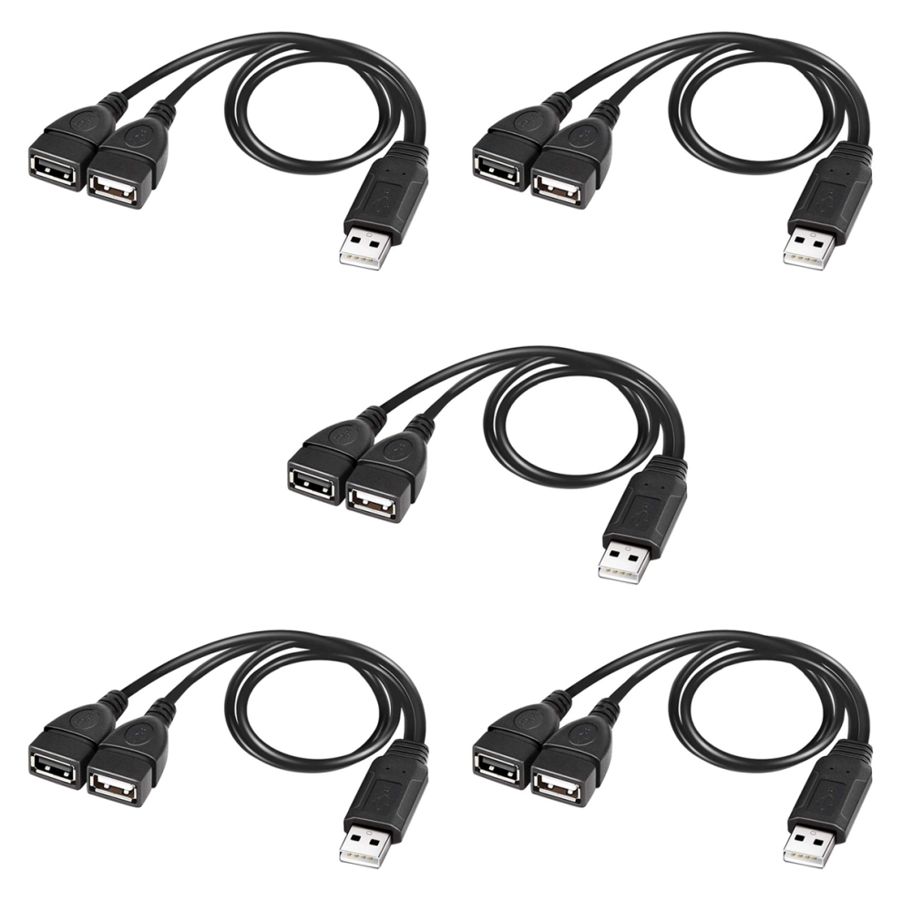 Usb 2.0 A Male To Dual Usb Female Jack Y Splitter Charger Cable 4854095379895