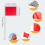 50Pack Marking Flags, Red Yard Flags 15x4x5Inch, Marker Flags 2