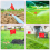 50Pack Marking Flags, Red Yard Flags 15x4x5Inch, Marker Flags 3