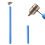 Slanting Fine Line Paint Pen Set 0.7/0.5/0.4mm Heavy Fine Brass Tip 3