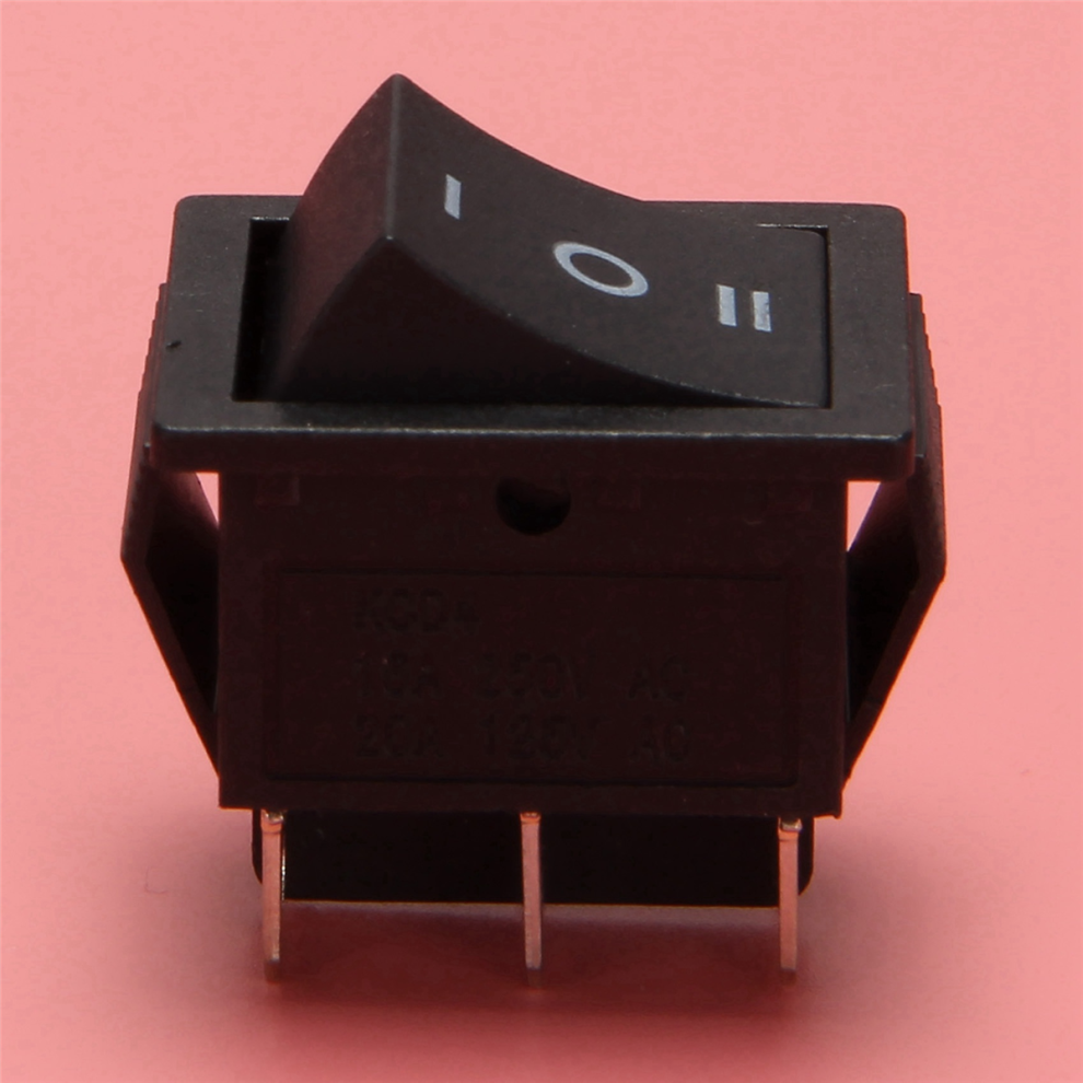 6-Terminals 3 Position On/Off/On Dpdt Boat Rocker Switch 16A 250Vac 4854095387159