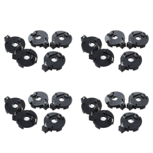CR2016 2025 2032 Coin Cell Button Battery Holder Socket Black 5 Pcs