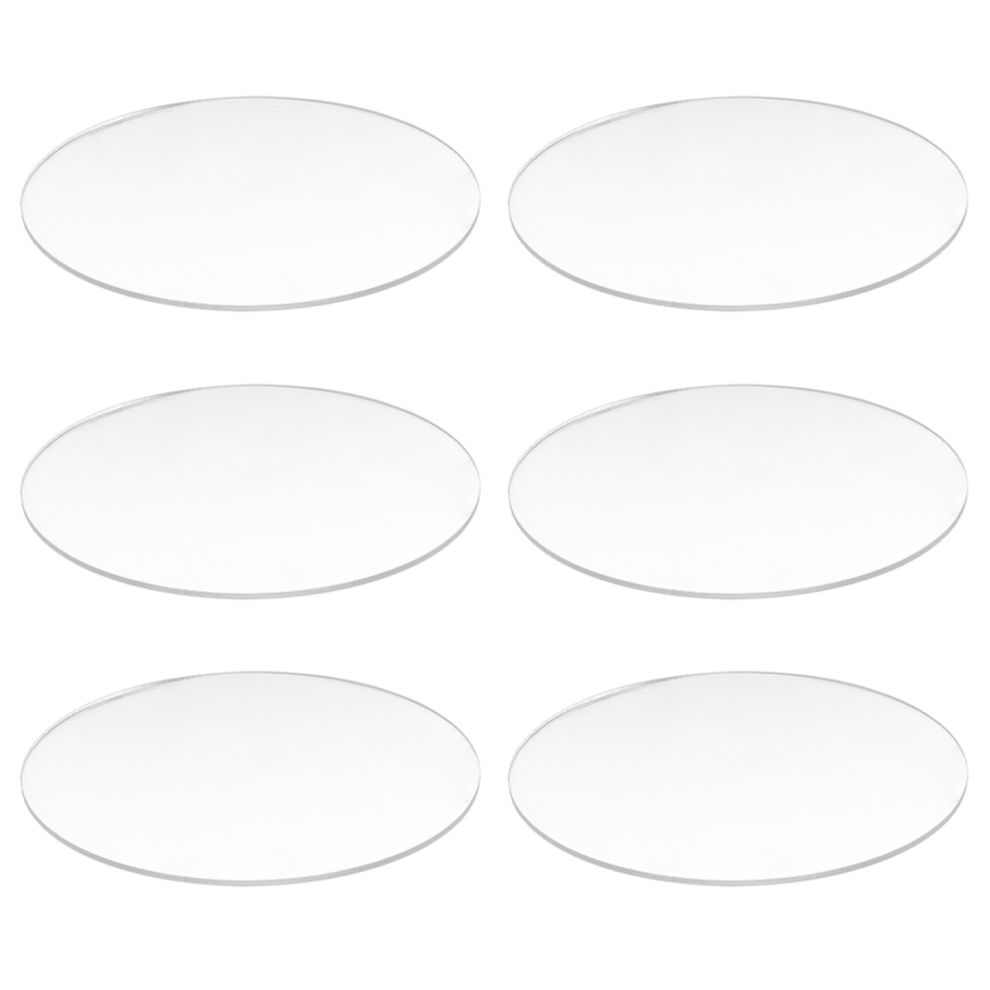Disco Rotondo In Acrilico Trasparente Da 3 Mm Di Spessore Diametro: 85 Mm