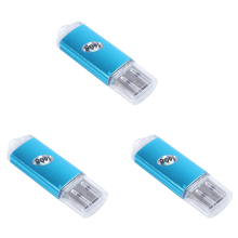 USB-Speicherstick, Flash-Speicherstick, U-Disk für PC, TV, Blau, 16 GB