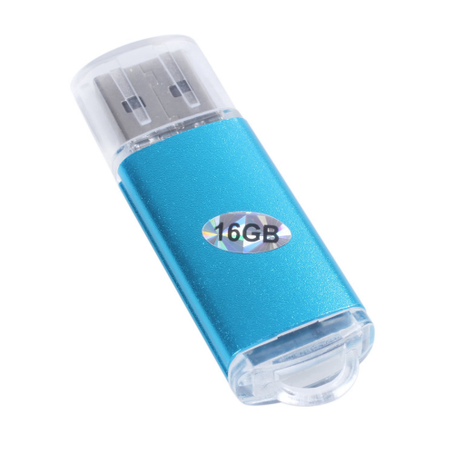 USB-Speicherstick, Flash-Speicherstick, U-Disk für PC, TV, Blau, 16 GB 1