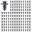 50 x Bumper Clips Retainer For Endeavor 1
