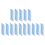 Pacote com 50 palhetas de plástico para flechas Arrows Vanes de 4 polegadas (azul) 1