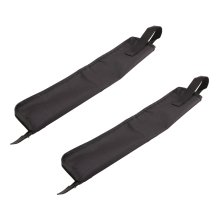 Borsa per bacchette in tessuto Oxford nero con pratico cinturino