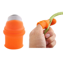 Gardening Silicone Thumb Knife with Finger for Fruits Vege-L