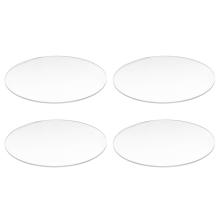 Transparent 3mm thick Mirror Acrylic round Disc Diameter:85mm
