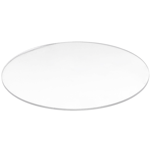 Transparent 3mm thick Mirror Acrylic round Disc Diameter:85mm 1
