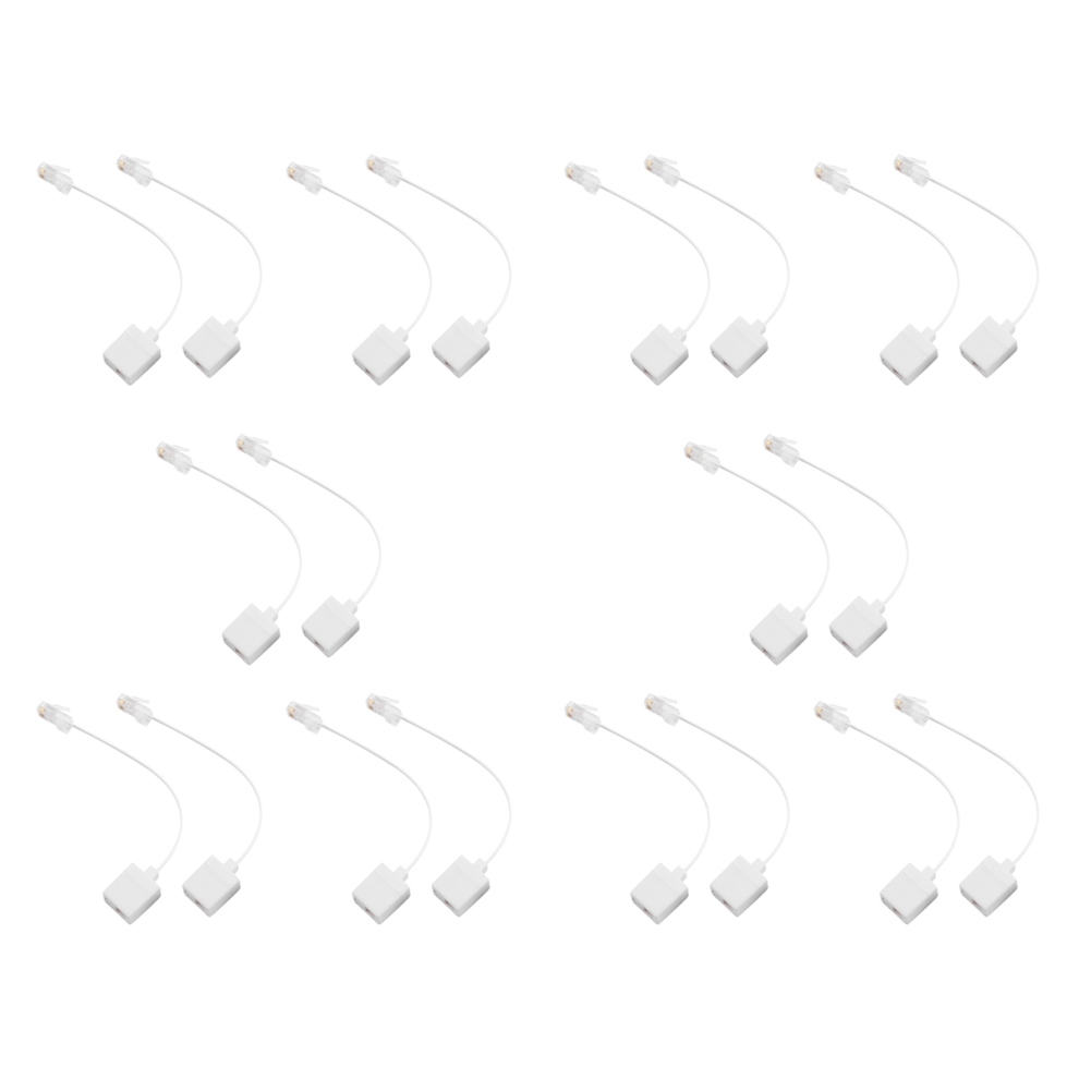 2 Premio 8P4C/RJ45 Maschio RJ11 6P4C Vers M/F Adattatore Etherne