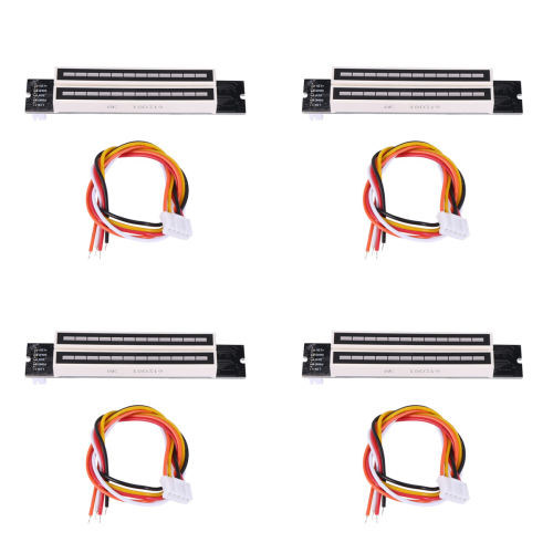 Dual 12 Music Level Indicator LED Spectrum VU Meter Amplifier()