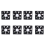 90 x 90 x 25 mm DC 12V 0,60A 4-bens computer CPU-køleblæsere 1
