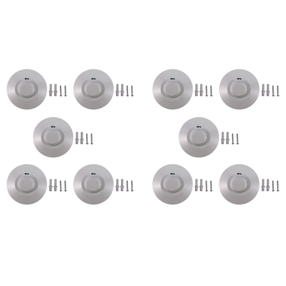 Markenlos Light Microwave Sensor Pir Occupancy Body Motion Detector Switch